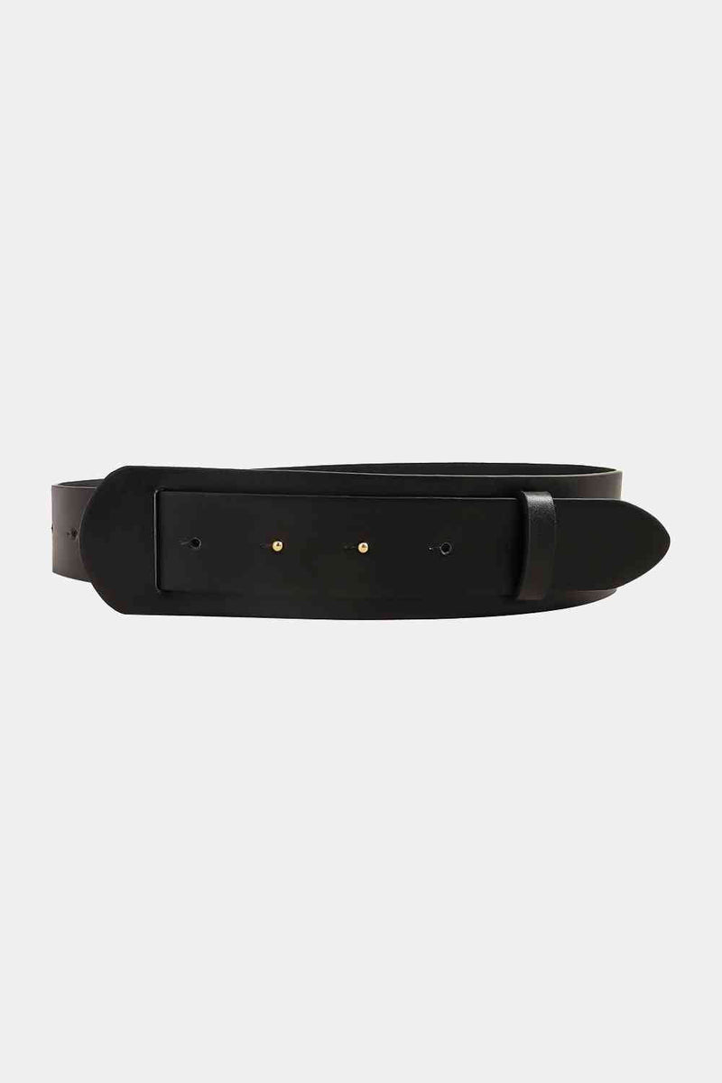 PU Leather Wide Belt for Women – Stylish Adjustable Waist Belt