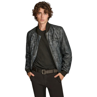 Corbin Men's Vintage Leather Bomber Jacket