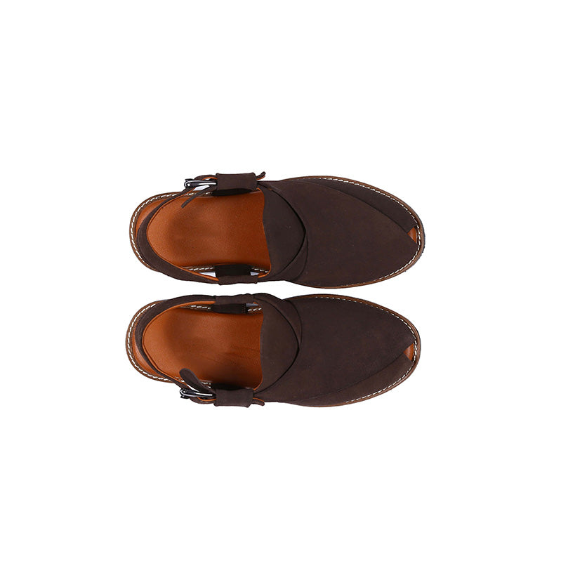 Juan Loco Men's Suede Leather Peshawari Chappal Sandals