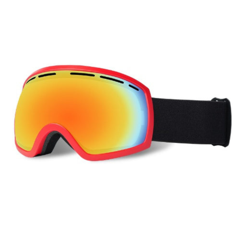 Large Spherical Ski Goggles | Double-Layer Anti-Fog
