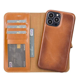Jacob Full Leather Coating Detachable Wallet Case For Apple IPhone 13 Series (Set of 2)