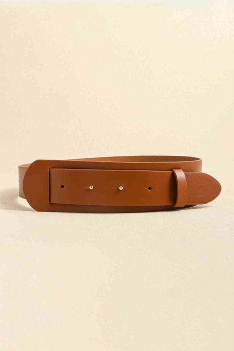 PU Leather Wide Belt for Women – Stylish Adjustable Waist Belt
