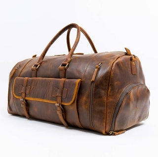 Christine Genuine Leather Duffle Bag