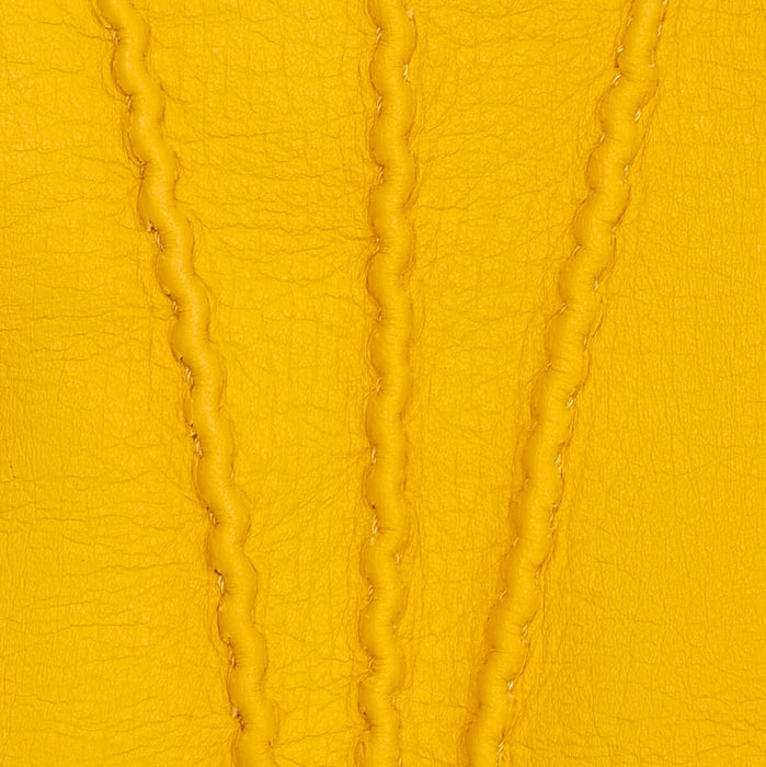 Matteo (yellow) - Italian gloves made of American deerskin leather with cashmere lining