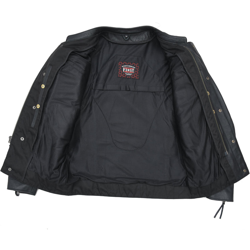 Raider Men's Motorcycle Leather Jacket