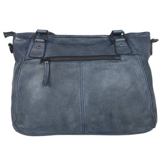 Lisa Ladies Washed Leather Shoulder Handbag