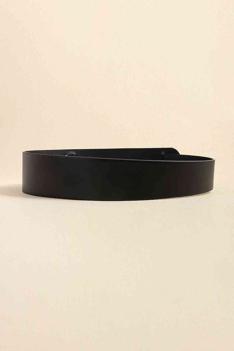 PU Leather Wide Belt for Women – Stylish Adjustable Waist Belt