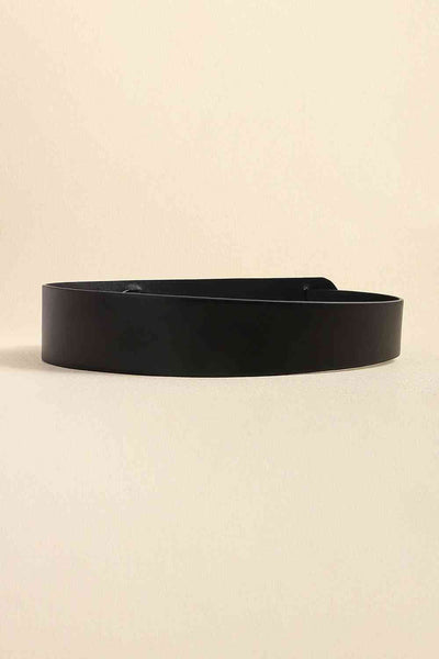 PU Leather Wide Belt for Women – Stylish Adjustable Waist Belt