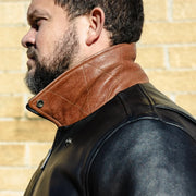 Moto Bomber - Men's Leather Jacket