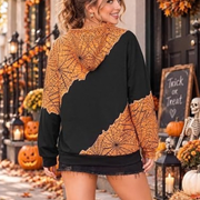 Women's Halloween Graphic Sweatshirt Long Sleeve