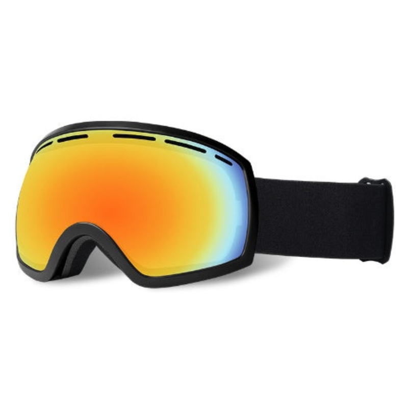 Large Spherical Ski Goggles | Double-Layer Anti-Fog