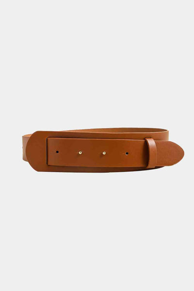PU Leather Wide Belt for Women – Stylish Adjustable Waist Belt