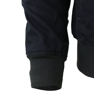 Burak Men’s Denim Safety Padded Motorcycle Bomber Jacket