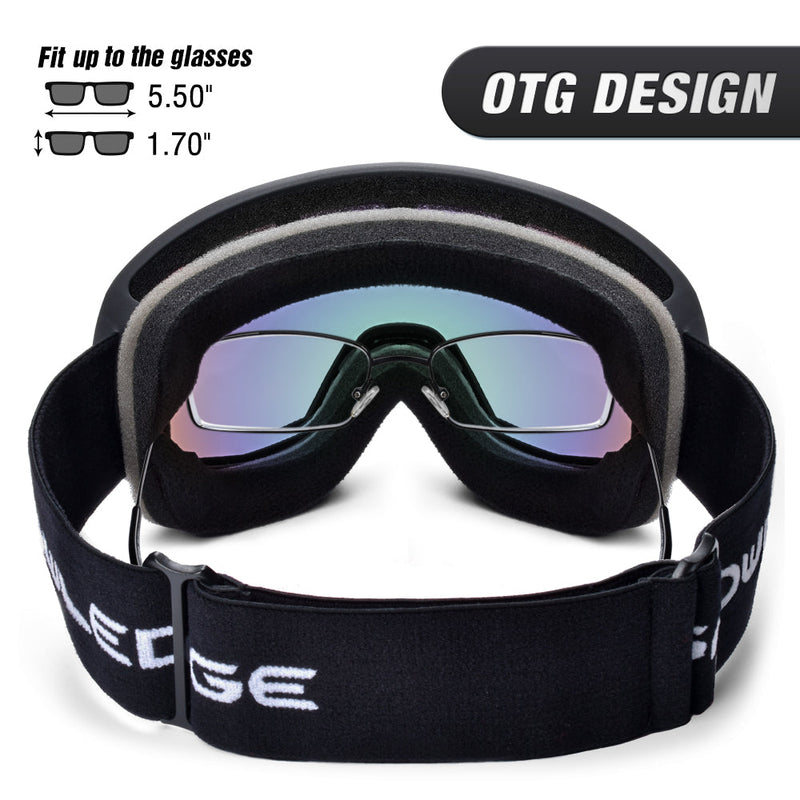 Double-Layer Anti-Fog Ski Goggles