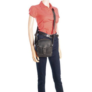 Jennifer Buffalo Leather Compact Women Shoulder Bag
