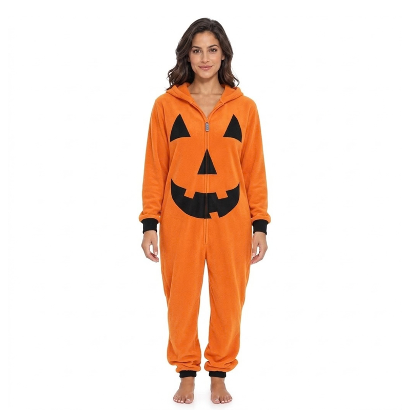 Just Love Women's Adult Onesie Skeleton Halloween Costume with Hood