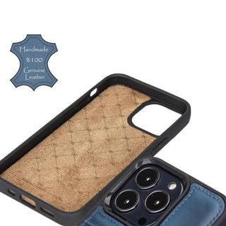 Ryan Flexible Leather Back Cover With Card Holder For IPhone 13 Series (Set of 3)