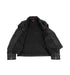 Afaaf Women’s Black Lambskin Leather Jacket Studded Biker Style