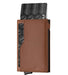 RFID Blocking Leather Credit Card Case 💳🖤 Double ID Window Wallet