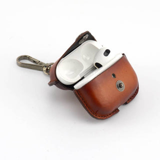 Carolyn Real Leather Airpods 3 Protective Case Brown