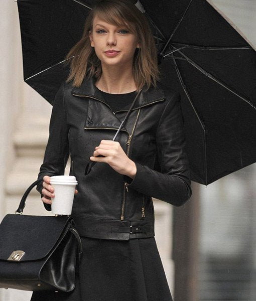 Taylor Swift Leather Jacket Black - Genuine & Stylish – Inland