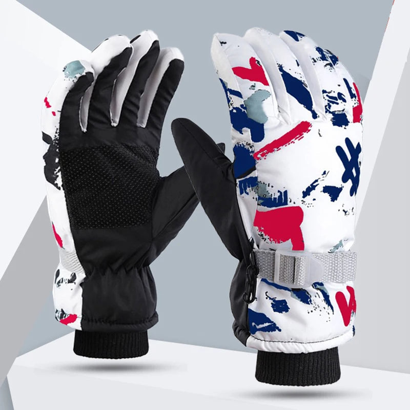Thermal Waterproof Ski Gloves for Men and Women