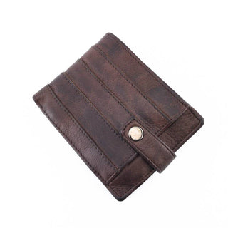 Zachary Cow Leather Bifold Rfid Protected Men's Wallet Brown