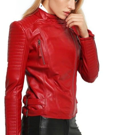 Grandeur 100% Real Sheepskin Coat Female Genuine Leather Jacket