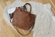 Paseo Caramel Leather Tote