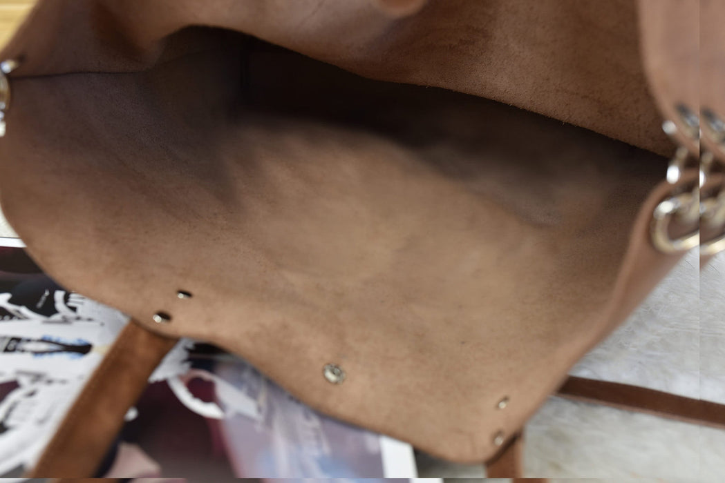 Paseo Caramel Leather Tote