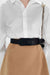 PU Leather Wide Belt for Women – Stylish Adjustable Waist Belt