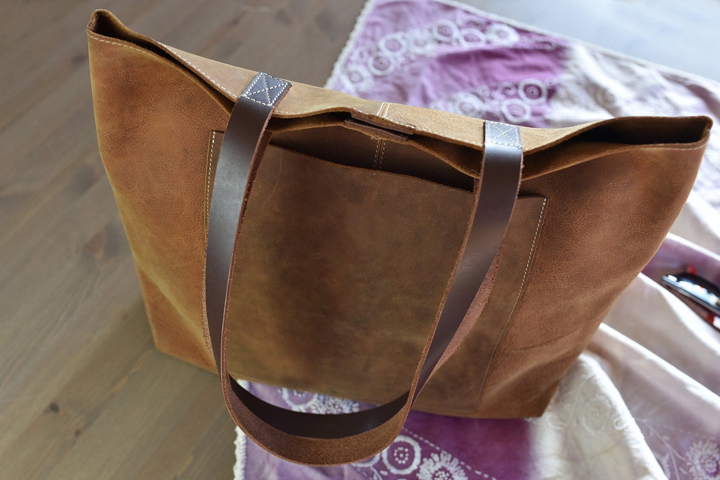 PCH Brown Leather Tote