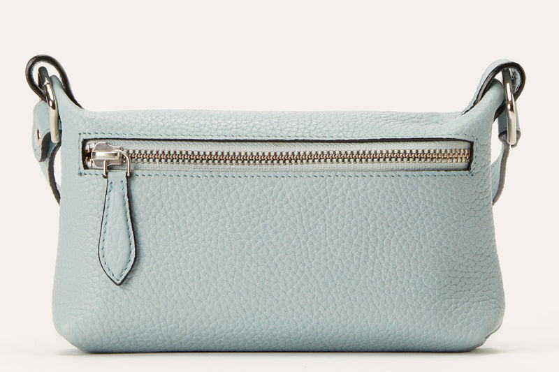Genuine Pebble Leather Crossbody Bag