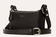 Genuine Pebble Leather Crossbody Bag