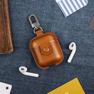 Rachel Real Leather Airpod Case