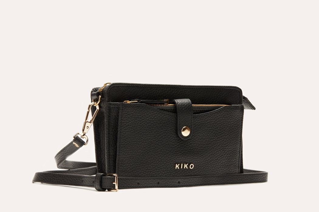 Wallet Crossbody | Genuine Pebble Leather