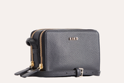 Zip Around Pebble Leather Crossbody