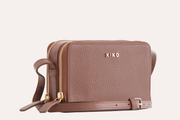 Zip Around Pebble Leather Crossbody