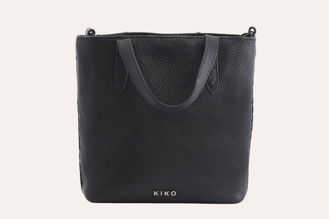 Side Weaved Leather Tote