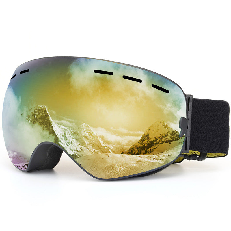 HX18 Edge Spherical Mirror Ski Goggles