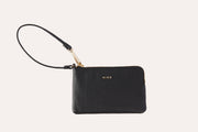Genuine Pebble Leather Wristlet