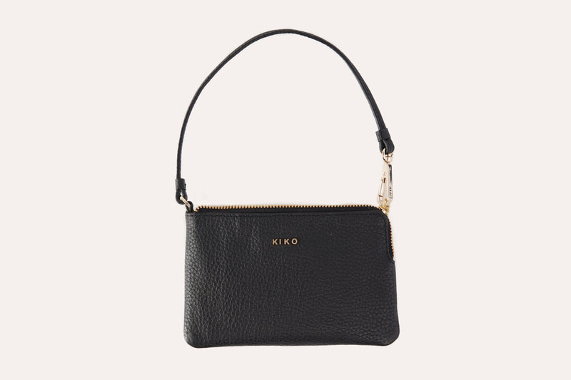 Genuine Pebble Leather Wristlet