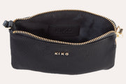 Genuine Pebble Leather Wristlet