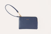 Genuine Pebble Leather Wristlet