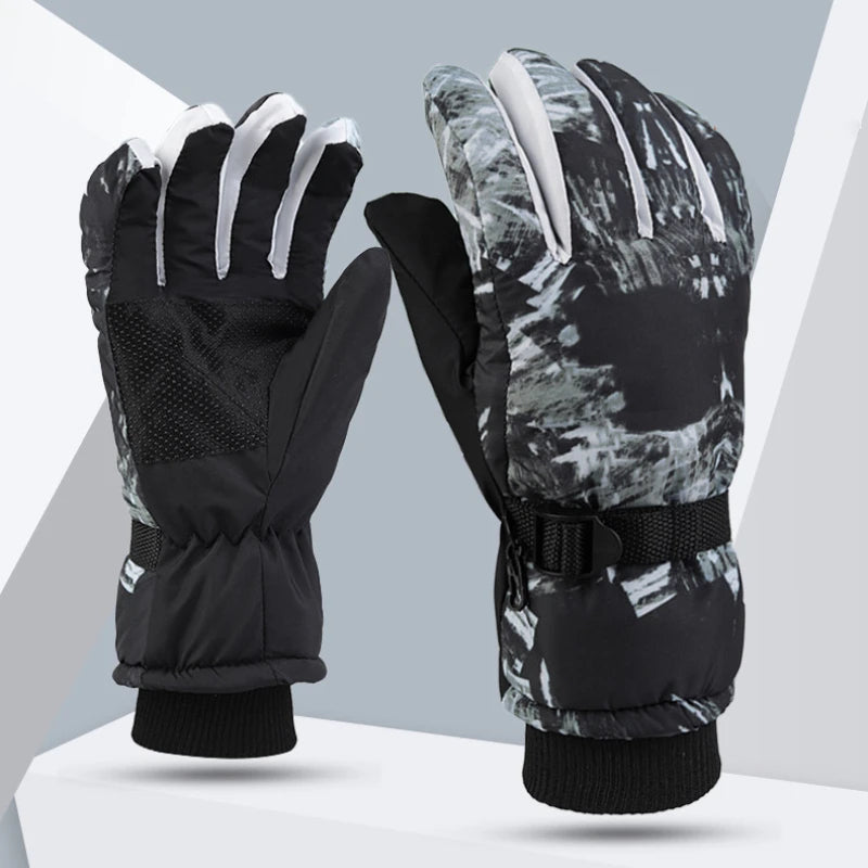 Thermal Waterproof Ski Gloves for Men and Women