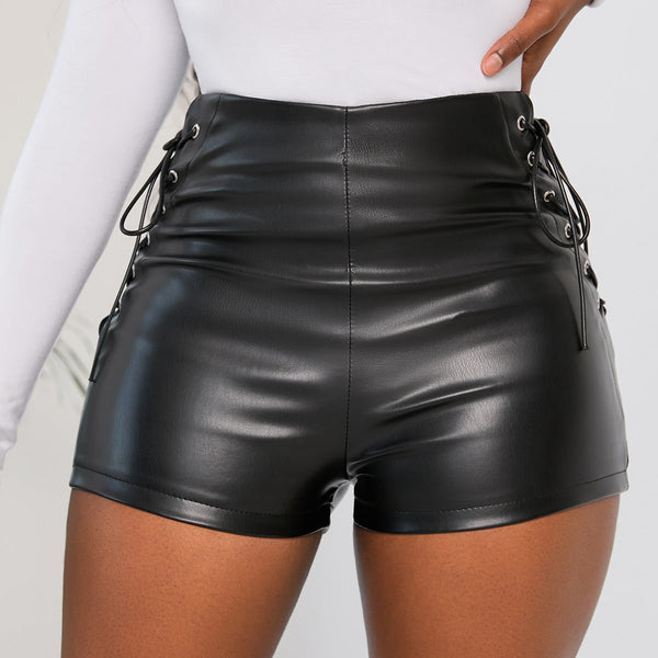 Women’s Skinny Faux Leather Pants Plus Size Gothic Urban Bottoms