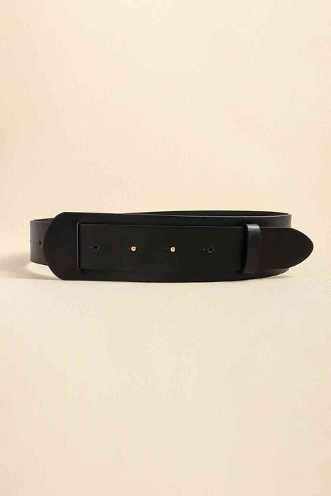 PU Leather Wide Belt for Women – Stylish Adjustable Waist Belt