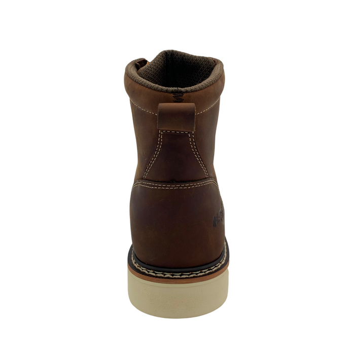Men's Meadow 6" Brown Round Toe Composite Toe Work Boot