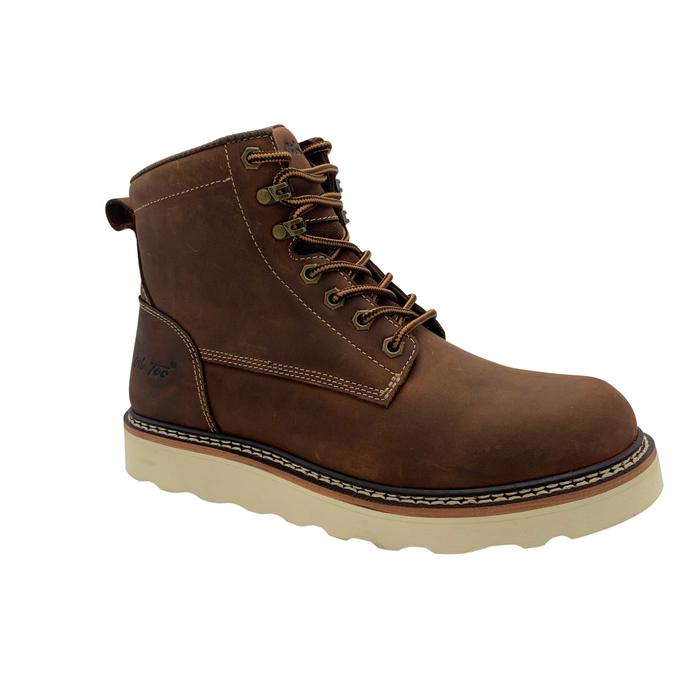 Men's Meadow 6" Brown Round Toe Composite Toe Work Boot