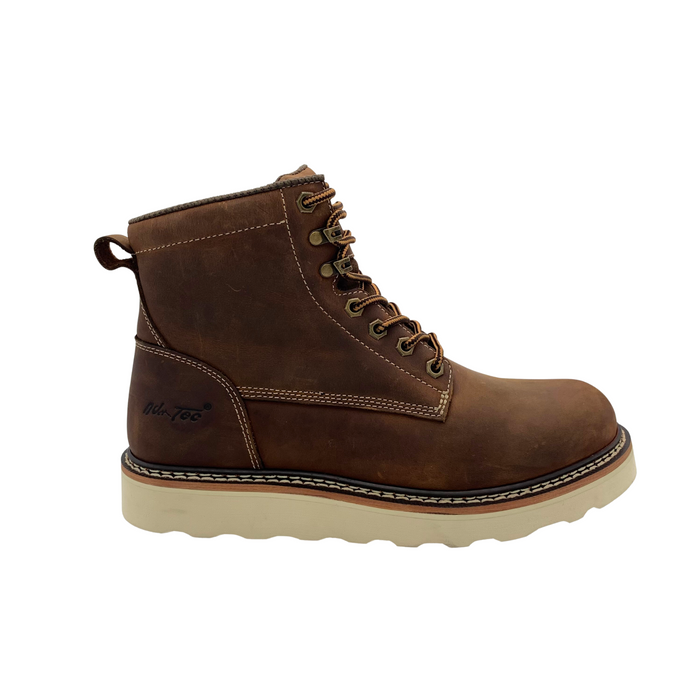 Men's Meadow 6" Brown Round Toe Composite Toe Work Boot